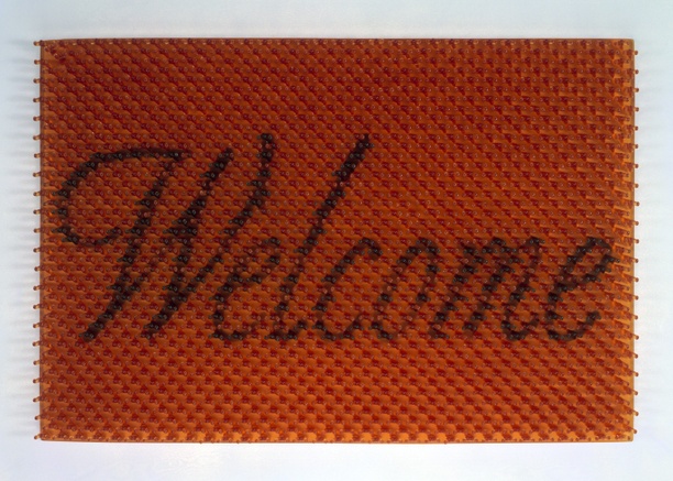 Suh Do-Ho_Doormat Welcome amber_R2001.3_1.jpg